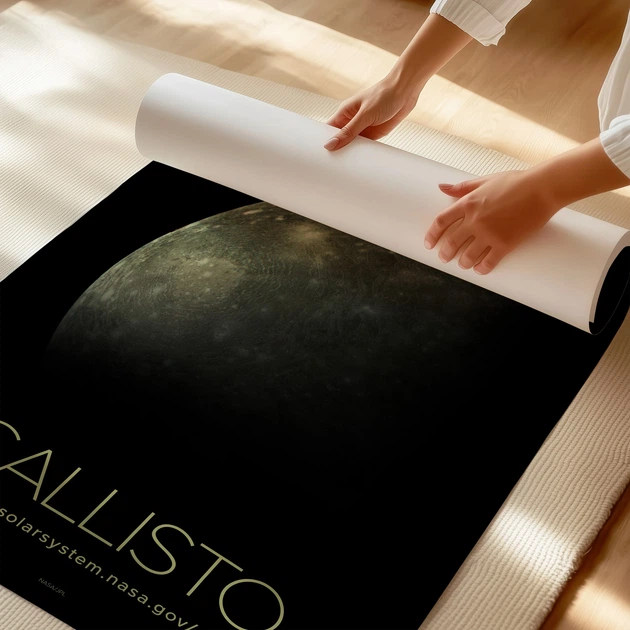 Постер Каллисто, спутник Юпитера, Callisto, NASA, НАСА, космос, астрономия, A3 42×27 см (id7088) - Фото 3 Постер Каллисто, спутник Юпитера, Callisto, NASA, НАСА, космос, астрономия, A3 42×27 см (id7088) - изображение 3