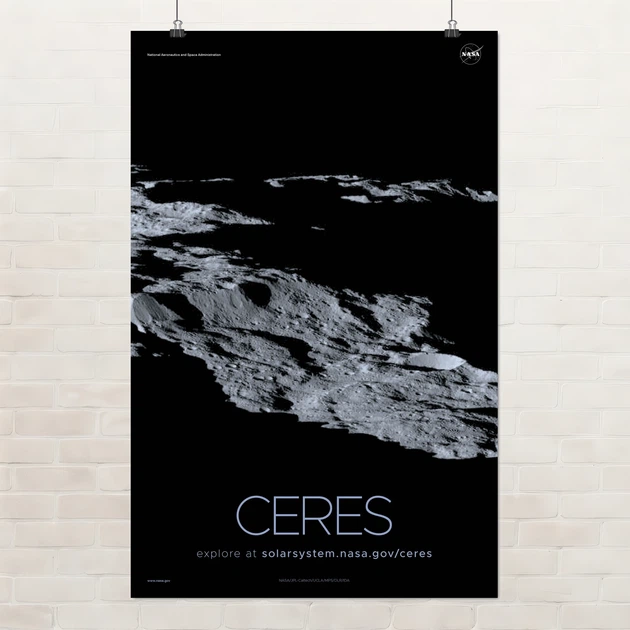 Постер Церера, карликовая планета, Ceres, NASA, НАСА, космос, астрономия, A3 42×27 см (id7090) - Фото 1 Постер Церера, карликовая планета, Ceres, NASA, НАСА, космос, астрономия, A3 42×27 см (id7090) - изображение 1