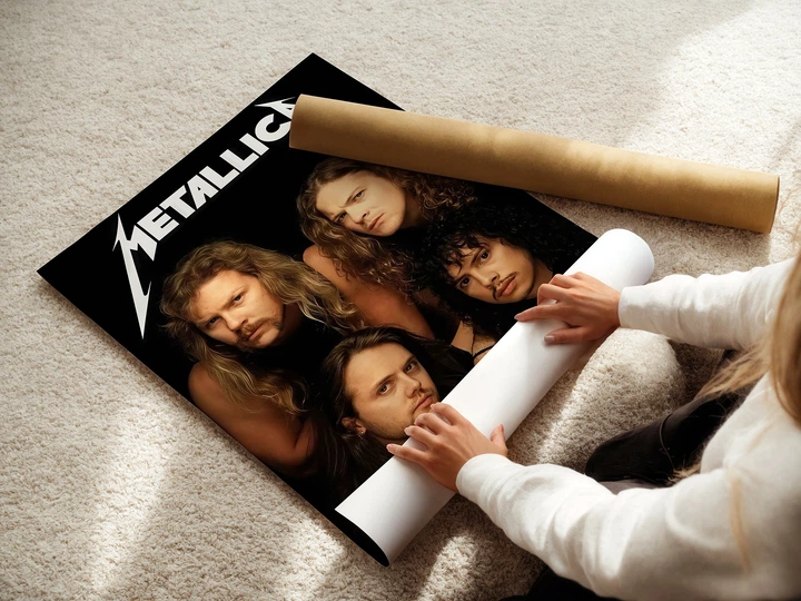 Постер Металлика, Metallica, метал, рок, A3 42×30 см (id7175) - изображение 3