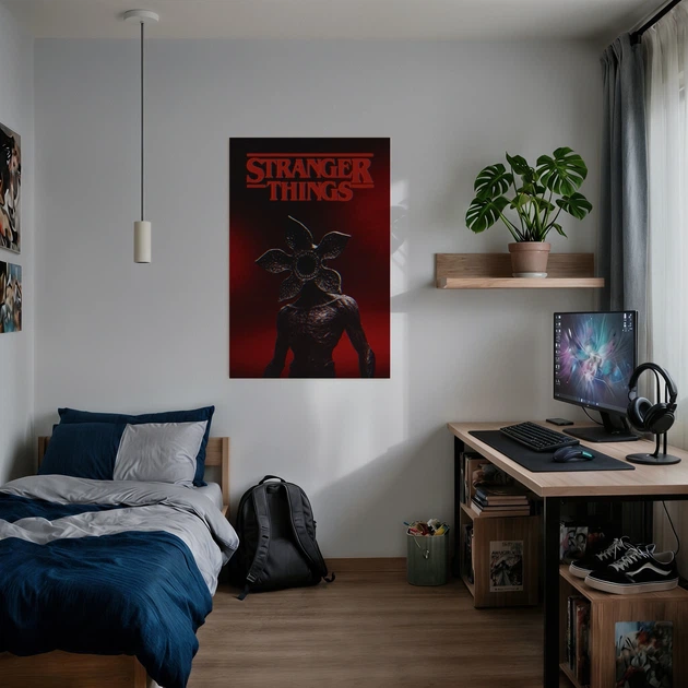Інтер'єрна картина Дивні Дива, Демоґорґон, Stranger Things, Demogorgon, серіал, 42×28 см (id7210) - зображення 4