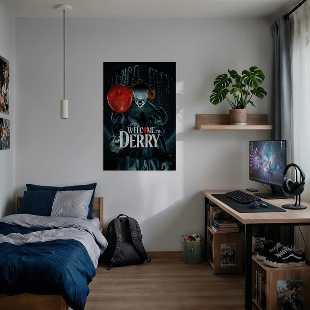 Постер Оно: Добро пожаловать в Дерри, It: Welcome to Derry, ужасы, Пеннивайз, Стивен Кинг, A3 42×28 см (id7214) - изображение 2