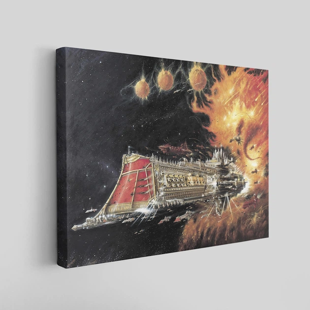 Интерьерная картина Вархаммер 40000, Warhammer 40000, дарк фентези, фантастика, 60×80 см (id7072) - изображение 2