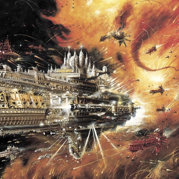 Интерьерная картина Вархаммер 40000, Warhammer 40000, дарк фентези, фантастика, 60×80 см (id7072) - изображение 4