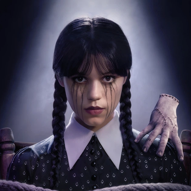 Інтер'єрна картина Венздей Аддамс, Wednesday (2025), сериал, Дженна Ортега, 42×28 см (id7047) - зображення 3