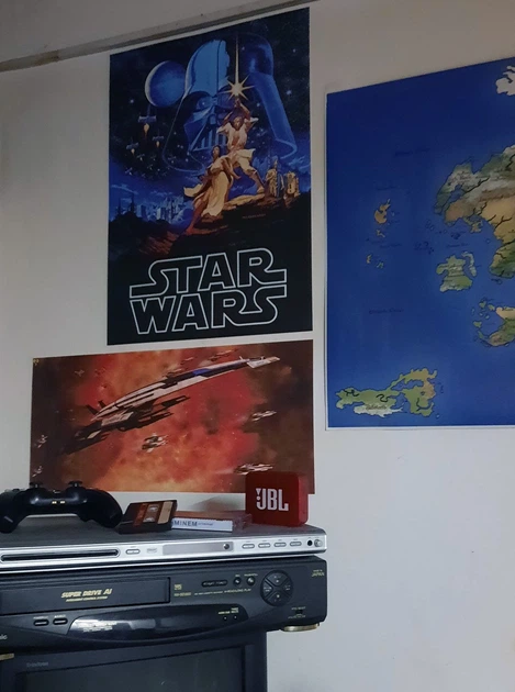 Постер Зоряні Війни Ⅳ: Нова надія, Star Wars Ⅳ: New Hope (1977) , культове кіно, A2 60×43 см (id0529) - зображення 4