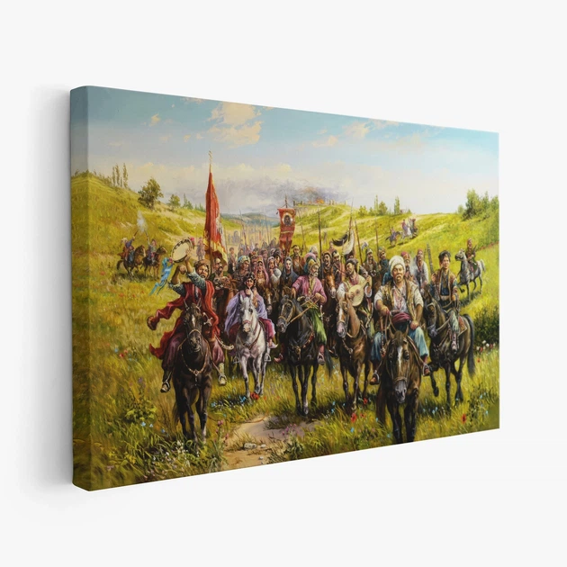 Інтер'єрна картина Козацька вольниця, Лях Андрій, 43×60 см (id5960) - зображення 2