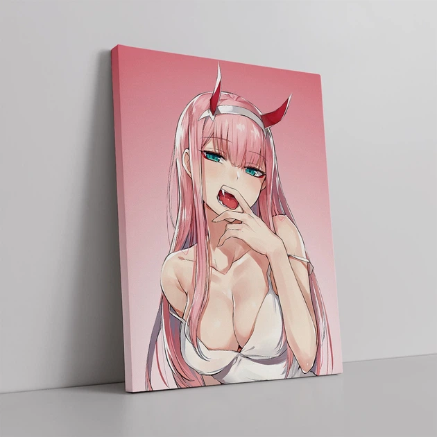 Інтер'єрна картина Коханий у Франксі, Код 002, Нуль Два, Darling in the Franxx, Zero Two, аніме, 42×30 см (id1221) - зображення 2