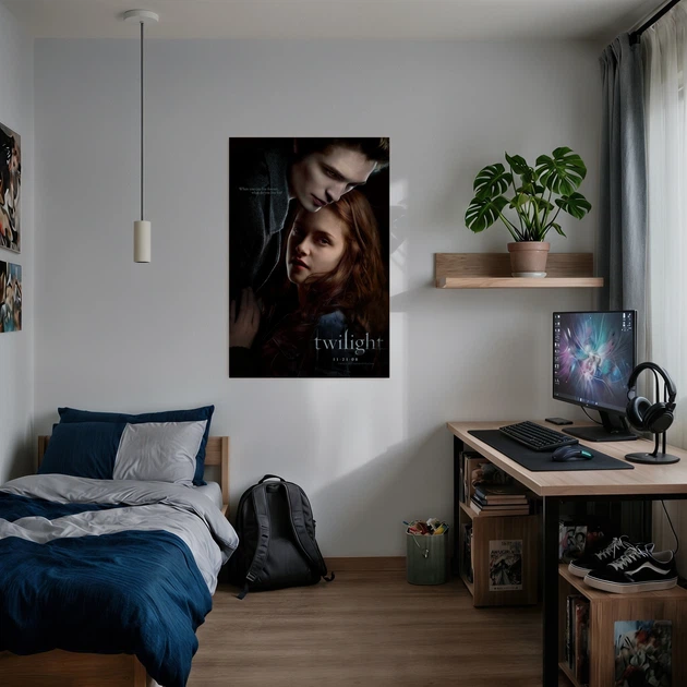 Постер Сумерки: Вампирская сага, Twilight (2008), Белла Свон, Эдвард Каллен, A3 42×28 см (id0527) - изображение 2