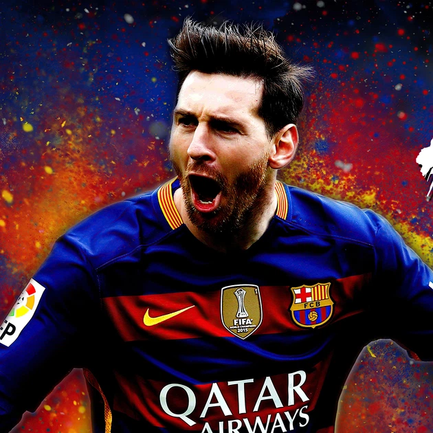 Інтер'єрна картина Футболіст Ліонель Мессі, ФК Барселона, Lionel Messi, Barcelona, 24×42 см (id1923) - зображення 3