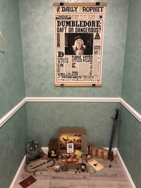 Постер Гаррі Поттер, газета Daily Prophet, Дамблдор в Азкабані, Harry Potter, A1 85×60 см (id2764) - зображення 4