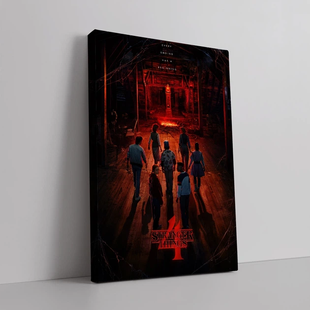 Інтер'єрна картина Дивні Дива 4, Stranger Things 4, фантастика, серіал, 60×41 см (id5271) - зображення 2