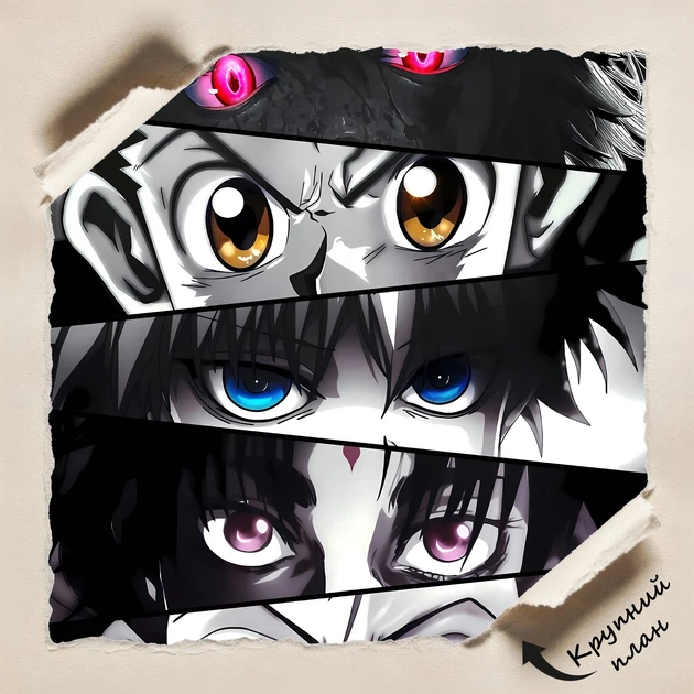 Постер Охотник на Охотника, Hunter x Hunter, аниме, A3 42×30 см (id0606) - изображение 4