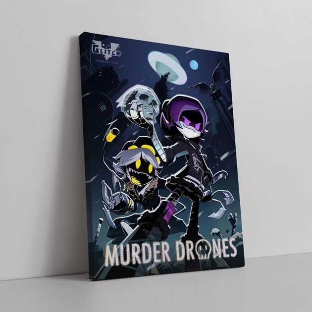 Інтер'єрна картина Дрони-вбивці, Murder Drones, постер в кімнату підлітка, 42×30 см (id6412) - зображення 2