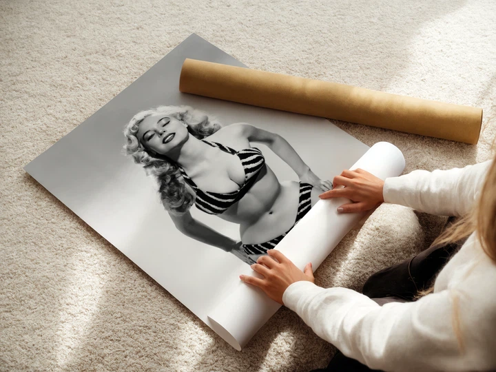 Постер Бетти Бросмер, Betty Brosmer, A3 42×30 см (id6915) - изображение 3