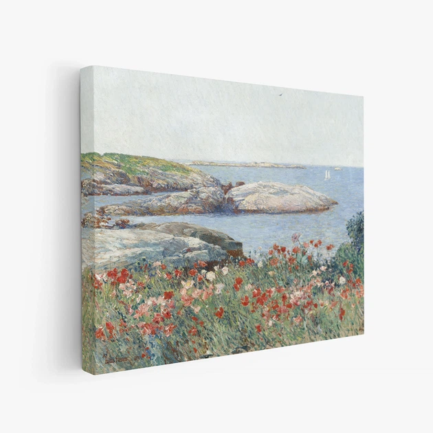 Інтер'єрна картина Чайлд Хассам, Маки на острові Шолз, Childe Hassam, Poppies, 60×75 см (id7018) - зображення 2