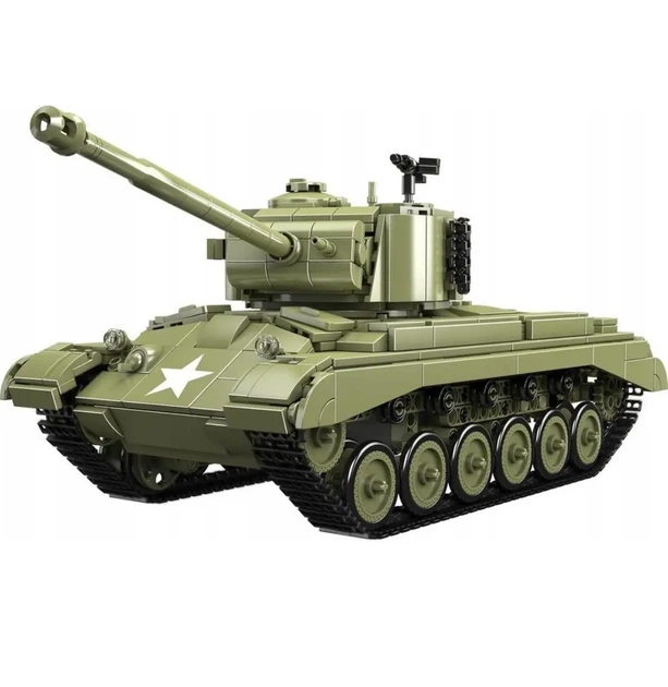 Конструктор танк М26 Pershing Tank Mould King Technik 20035 на 1054 деталей с дистанционным управлением - изображение 2