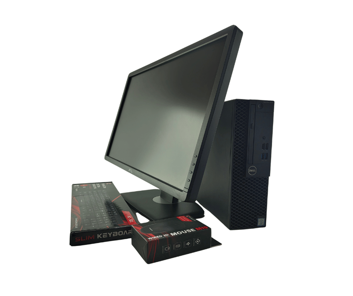 Комплект ПК: компьютер Dell OptiPlex 3050 SFF / Intel Core i5-6400 (4 ядра по 2.7 - 3.3 GHz) / 8 GB DDR4 / 240 GB SSD / Intel HD Graphics 530 + Монитор 24" (1920x1080) TN б/у + Подарок Проводная клавиатура + мышка - Фото 2 Комплект ПК: компьютер Dell OptiPlex 3050 SFF / Intel Core i5-6400 (4 ядра по 2.7 - 3.3 GHz) / 8 GB DDR4 / 240 GB SSD / Intel HD Graphics 530 + Монитор 24" (1920x1080) TN б/у + Подарок Проводная клавиатура + мышка - изображение 2
