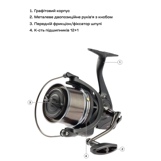 Катушка Brain Mission SE Reel 8000 12+1 BB 4.1:1 - изображение 5