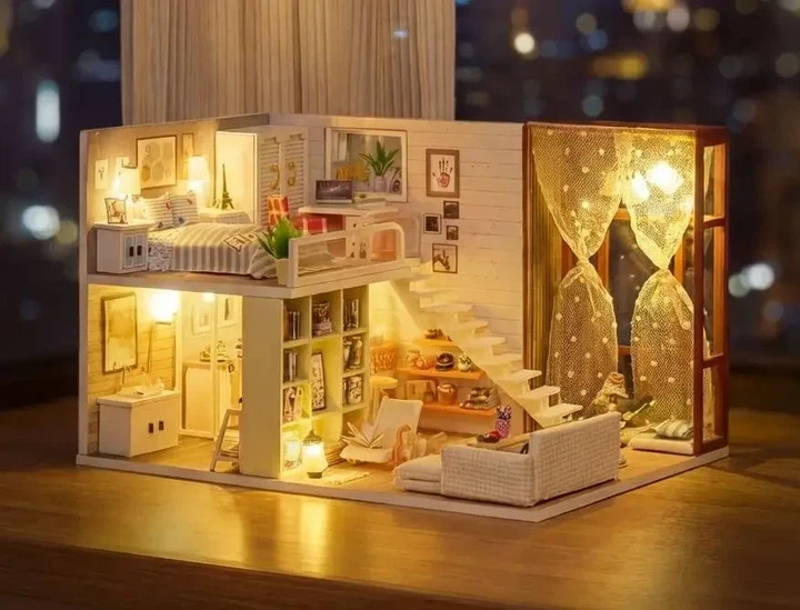 DIY House конструктор румбокс мініатюрний будинок Contracted City - Фото 8 DIY House конструктор румбокс мініатюрний будинок Contracted City - зображення 8