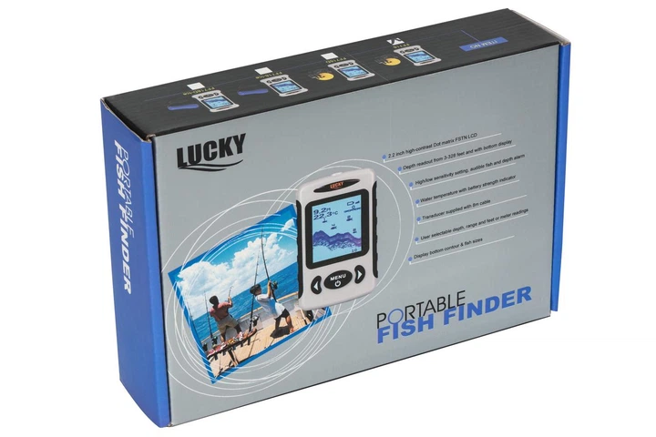 Эхолот для зимней и летней рыбалки 200/83 кГц Lucky FF 718 D (FF718D) - изображение 8