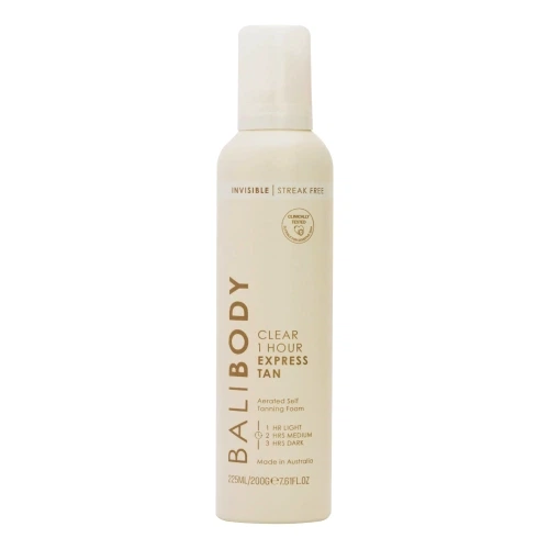 Bali Body Clear 1 Hour Express Self Tan - Прозрачный экспресс автозагар для тела 225мл - Фото 1 Bali Body Clear 1 Hour Express Self Tan - Прозрачный экспресс автозагар для тела 225мл - изображение 1