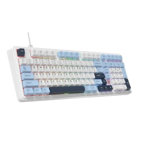 Клавіатура Ajazz AK980 MAX, Blue/White/Dark Blue (AK980-MAX-M-BWD) - зображення 3