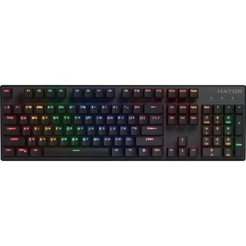 Клавіатура Hator Icefall Mecha Rainbow, Black (HTK104UA) - Фото 1 Клавіатура Hator Icefall Mecha Rainbow, Black (HTK104UA) - зображення 1