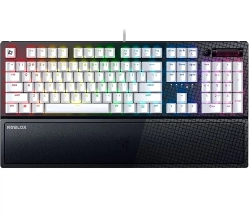 Клавиатура Razer BlackWidow V3 Green Switch, ROBLOX Edition, Black/White - Фото 1 Клавиатура Razer BlackWidow V3 Green Switch, ROBLOX Edition, Black/White - изображение 1