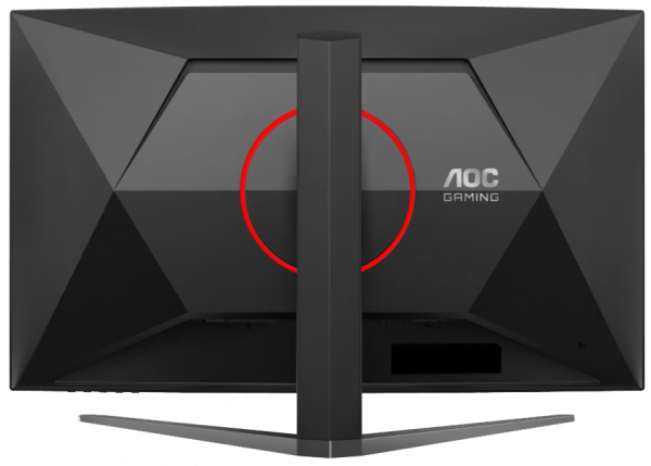Монитор 31.5" aoc c32g4z Black/Red - изображение 6