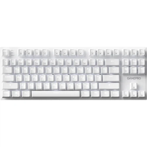 Клавіатура GamePro Genesis Joker, White (MK124W) - Фото 1 Клавіатура GamePro Genesis Joker, White (MK124W) - зображення 1