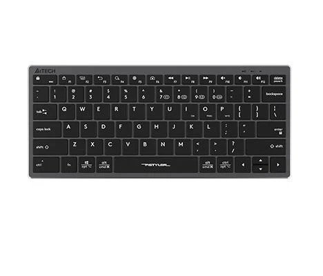 Клавіатура бездротовa A4tech FBX51C Grey, Bluetooth/2.4 ГГц, Fstyler Compact Size keyboard, USB, 300 мАгод - Фото 1 Клавіатура бездротовa A4tech FBX51C Grey, Bluetooth/2.4 ГГц, Fstyler Compact Size keyboard, USB, 300 мАгод - зображення 1