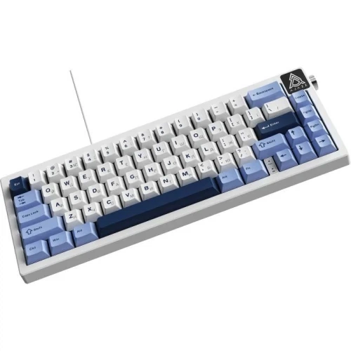 Клавіатура Ajazz AK650, White/Blue (AK650-SS-BWB) - зображення 5