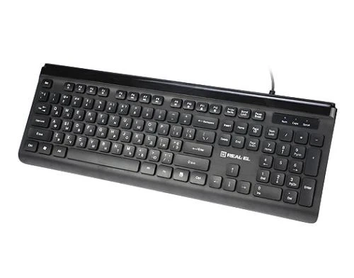 Клавиатура REAL-EL Comfort 7085, Black - Фото 2 Клавиатура REAL-EL Comfort 7085, Black - изображение 2