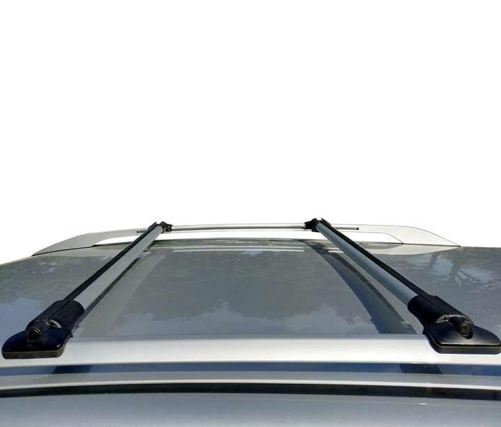 Багажник Ficopro (серебристый) на рейлинги для Suzuki Grand Vitara XL 2000-2007