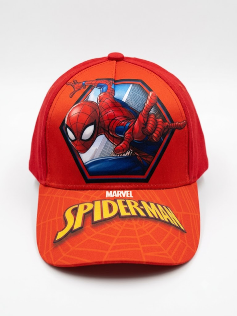 Детская кепка Spider‑Man красная с липучкой 48–50 см - Фото 4 Детская кепка Spider‑Man красная с липучкой 48–50 см - изображение 4