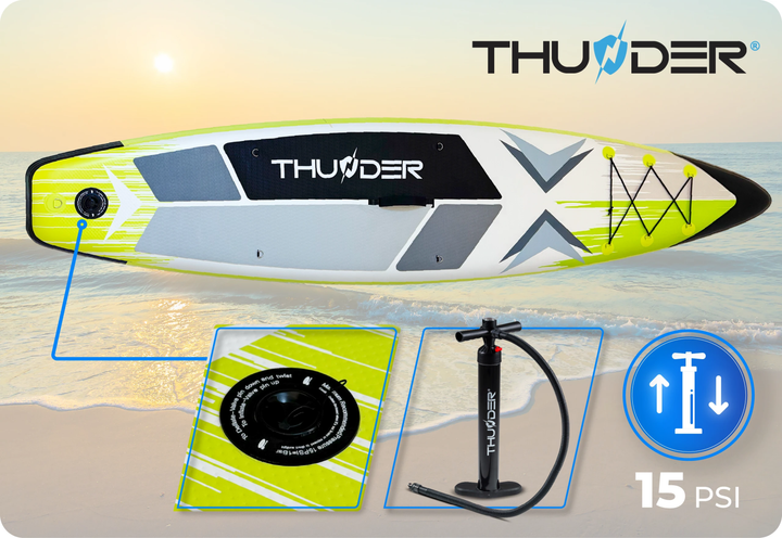 Надувная SUP доска THUNDER VELA 320 см с веслом - изображение 13