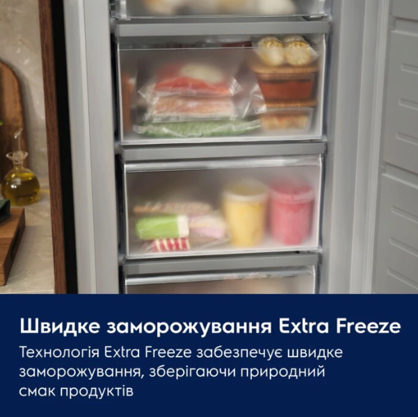 Морозильна шафа вбудована ELECTROLUX EUN7NE18S - зображення 3