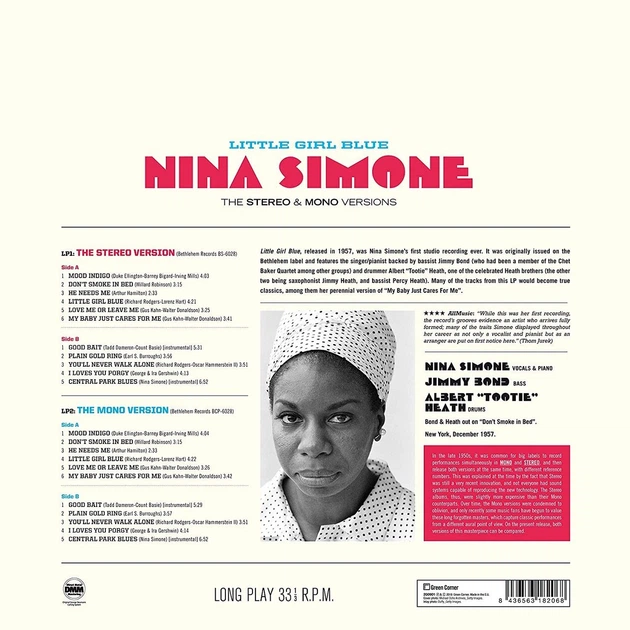 Виниловая пластинка Nina Simone - Little Girl Blue The Stereo & Mono Versions - Фото 2 Виниловая пластинка Nina Simone - Little Girl Blue The Stereo & Mono Versions - изображение 2