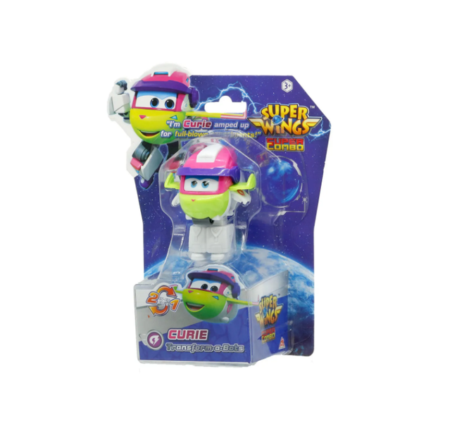 Самолет-трансформер Супер Крылья Super Wings мини-Кьюри (Curie) - Фото 2 Самолет-трансформер Супер Крылья Super Wings мини-Кьюри (Curie) - изображение 2