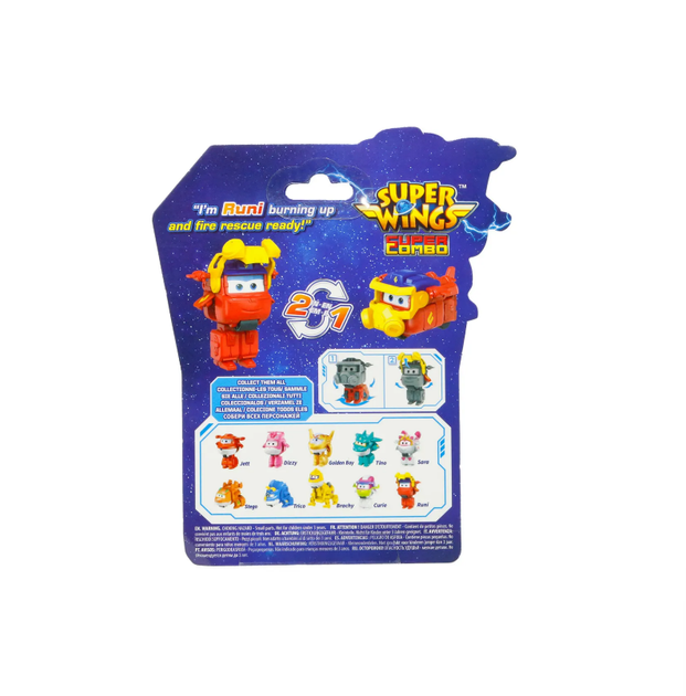 Самолет-трансформер Супер Крылья Super Wings мини-Руни (Runi) - изображение 3