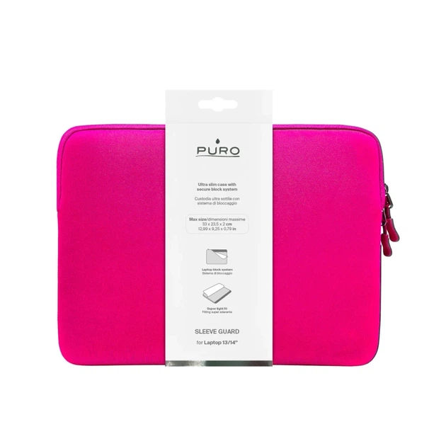 Сумка Puro Slim Guard для ноутбуков 13-14" Розовый (8018417495045) - изображение 2