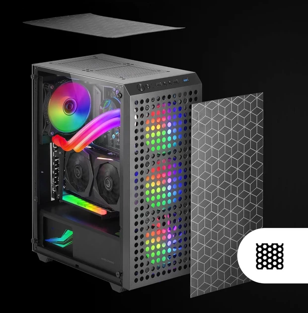 Корпус для ПК Mars Gaming MC-MAG FRGB Black (102078811) - изображение 3