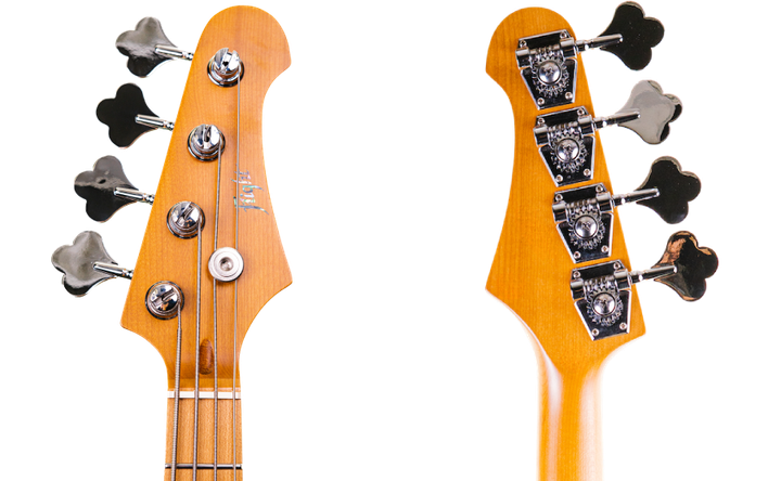 Бас-гитара Flight JB Mini Moonburst Bass - Фото 5 Бас-гитара Flight JB Mini Moonburst Bass - изображение 5