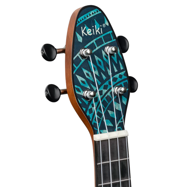 Укулеле Ortega Keiki K2SS-BKC Sopano, Super Scale, Blue kaleido (комплект) - изображение 5