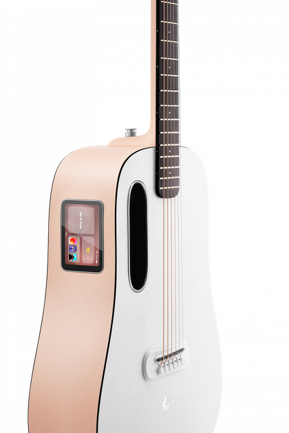 Электроакустическая гитара Lava Me play (36") Light Peach / Frost White - изображение 4