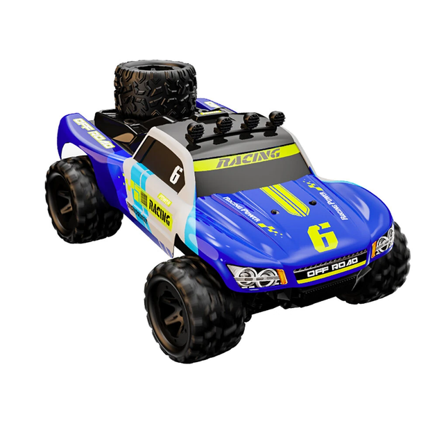 Машинка на радиоуправлении KFPLAN KF19-B 1:18 4WD до 30 км/ч, RC монстр-трак, внедорожник на пульте, полный привод - изображение 4