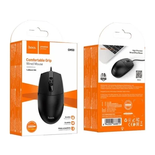 Миша HOCO GM50 League wired Black - изображение 2