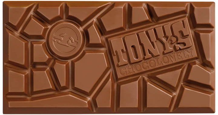 Шоколад молочный Tony's Chocolonely с карамелью, миндалем, кренделем и медом, 180г (Нидерланды) - изображение 3