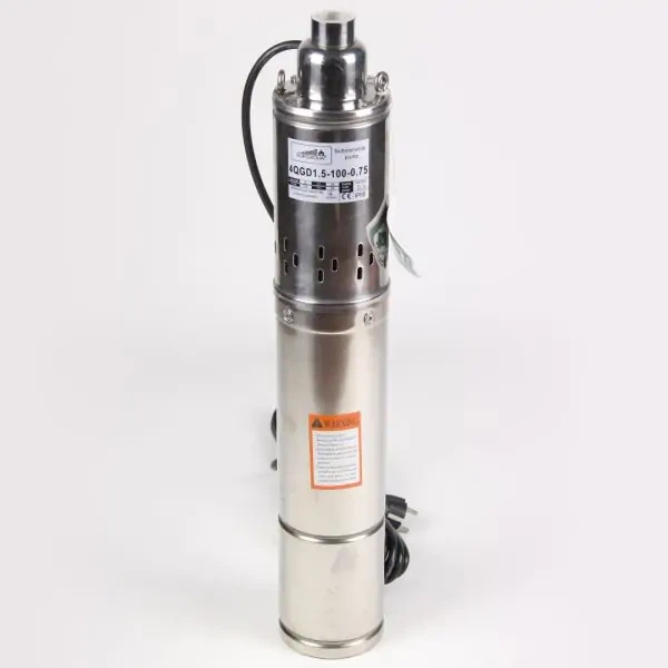 Глибинний насос шнековий Evro Aqua 4QGD1.5-100-0,75 кВт - Фото 1 Глибинний насос шнековий Evro Aqua 4QGD1.5-100-0,75 кВт - зображення 1