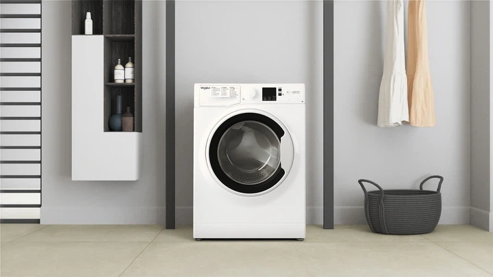Пральна машина WHIRLPOOL WRBSS 6239 WUA, 6кгx1200об.xІнверторxДисплейxЧорний люк - зображення 2